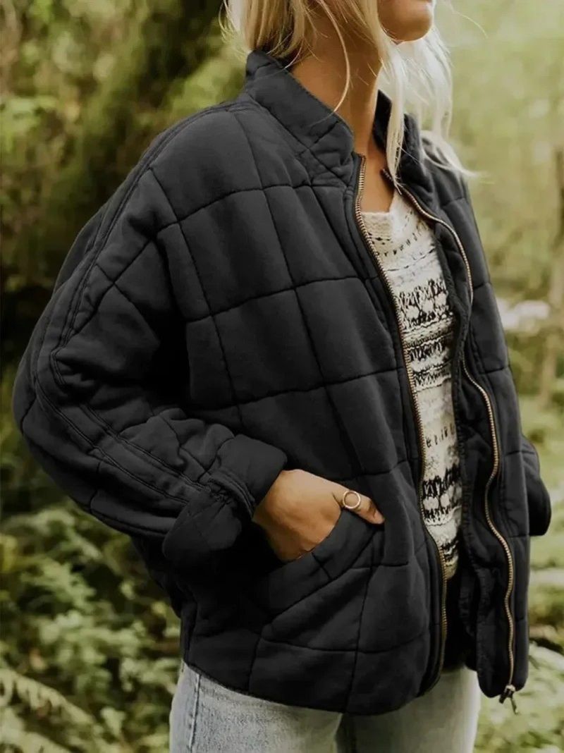 Josiane™ | Fodrad jacka med en elegant oversized look