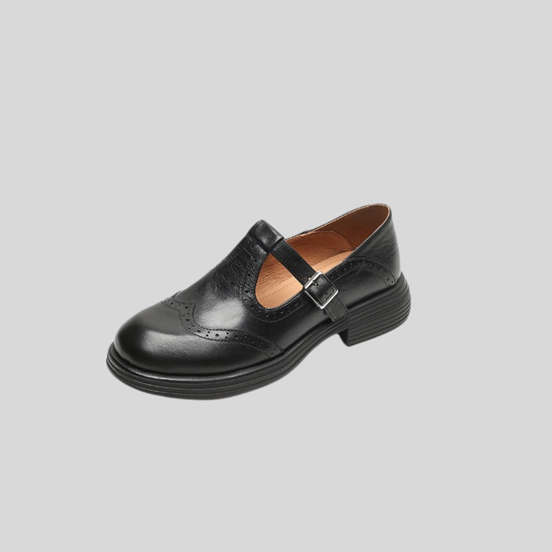 VERDA™ – ELEGANTA MARY JANE-SKOR I LÄDER