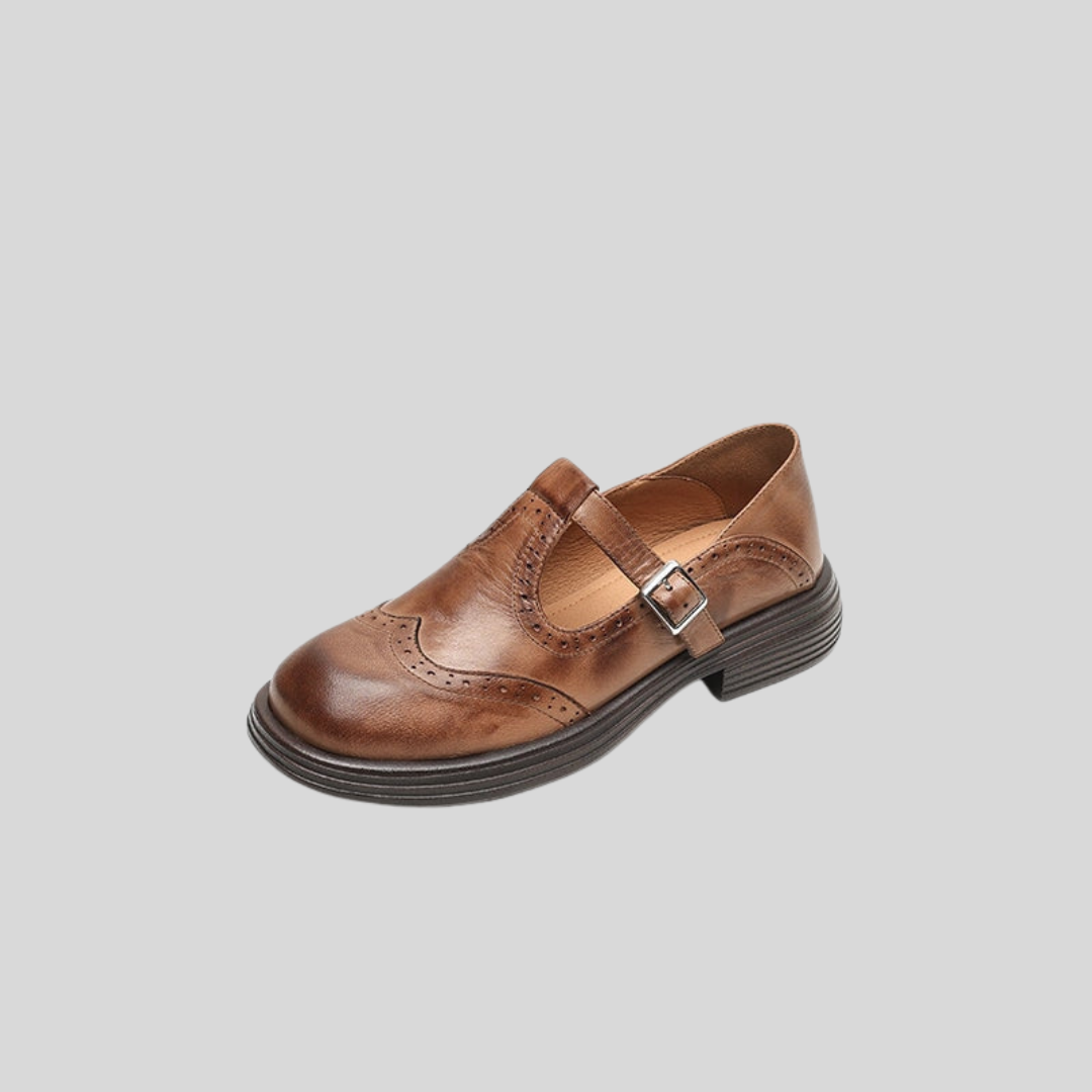VERDA™ – ELEGANTA MARY JANE-SKOR I LÄDER