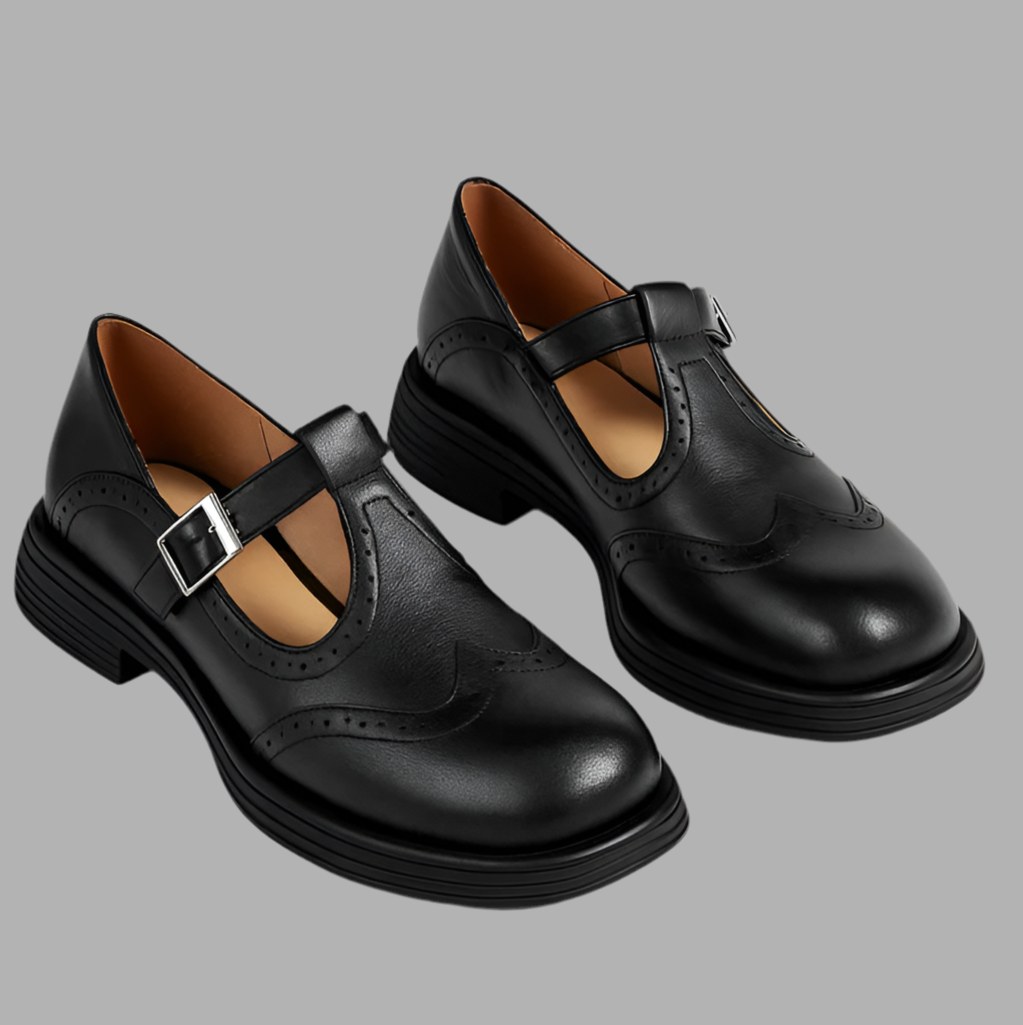 VERDA™ – ELEGANTA MARY JANE-SKOR I LÄDER
